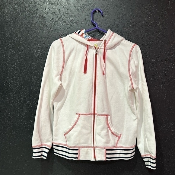MADE FOR LIFE Women’s Striped Hoodie Size PM - Picture 1 of 5